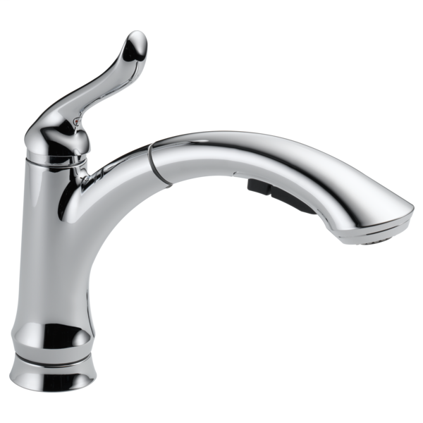 Linden Single Handle Pull-Out Kitchen Faucet - Chrome