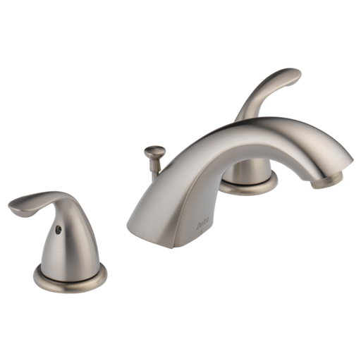 Classic Two Handle Widespread Bathroom Faucet - Stainless