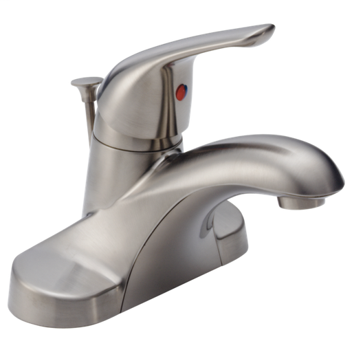 Foundations Single Handle Centerset Bathroom Faucet - Stainless