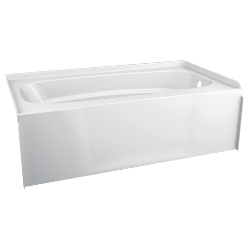 Hycroft ProCrylic 60 in. x 32 in. Right Hand Tub - White