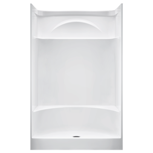 Styla 48" x 36" One Piece Shower - High Gloss White