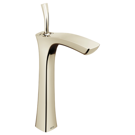 Tesla Single Handle Vessel Bathroom Faucet - Polished Nickel