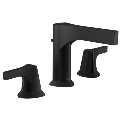 Zura Two Handle Widespread Bathroom Faucet - Matte Black