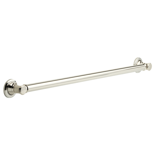 Delta 36" Traditional Decorative ADA Grab Bar - Polished Nickel