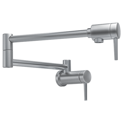 Delta Contemporary Wall Mount Pot Filler - Arctic Stainless