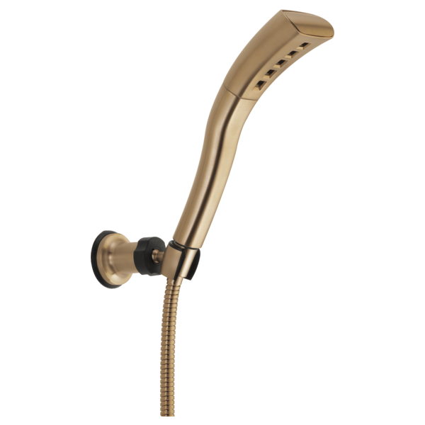 H2Okinetic Single-Setting Adjustable Wall Mount Hand Shower - Champagne Bronze