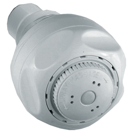 Fundamentals 3-Setting Shower Head - White