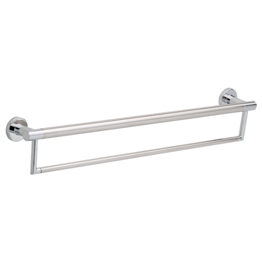 Décor Assist 24" Contemporary Towel Bar with Assist Bar - Chrome