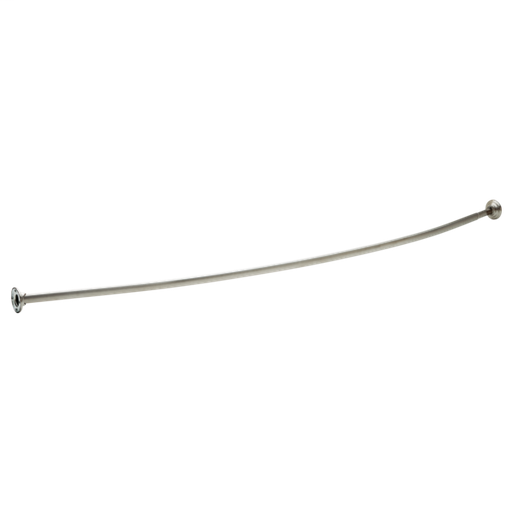 Delta 1" x 6' Curved Shower Rod with Brackets, 6" Bow - Chrome