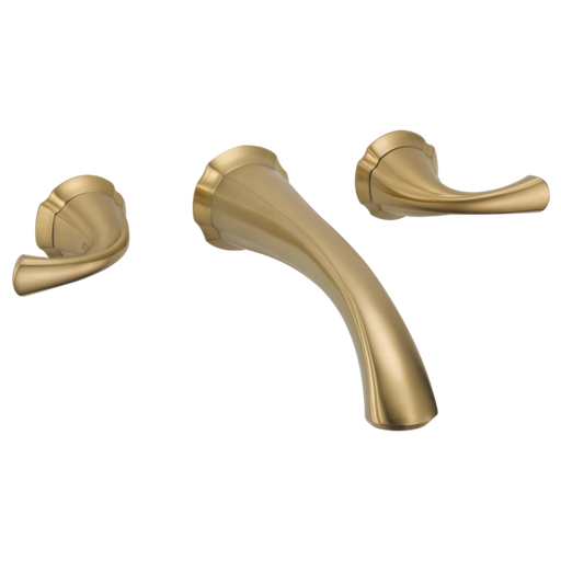 Addison Two Handle Wall Mount Bathroom Faucet Trim - Champagne Bronze