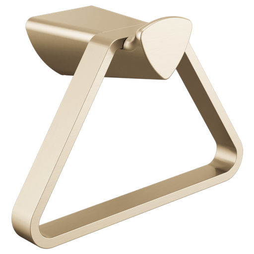 Zura Triangular Towel Holder - Champagne Bronze