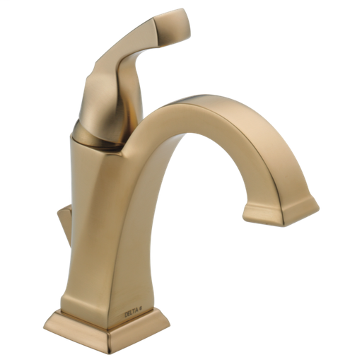 Dryden Single Handle Bathroom Faucet - Champagne Bronze