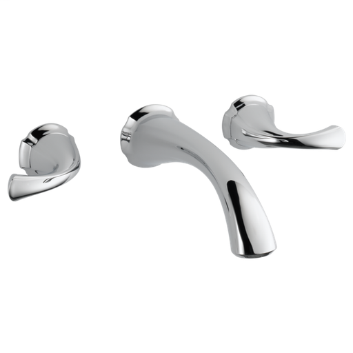 Addison Two Handle Wall Mount Bathroom Faucet Trim - Chrome