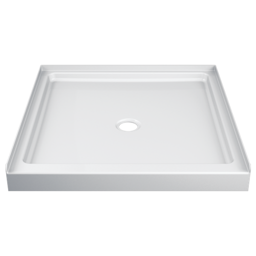 Hycroft ProCrylic 36 in. x 36 in. Shower Base Center Drain - White