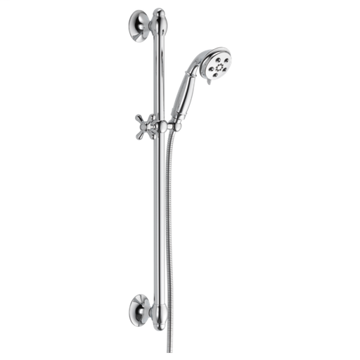 H2Okinetic 3-Setting Slide Bar Hand Shower - Chrome