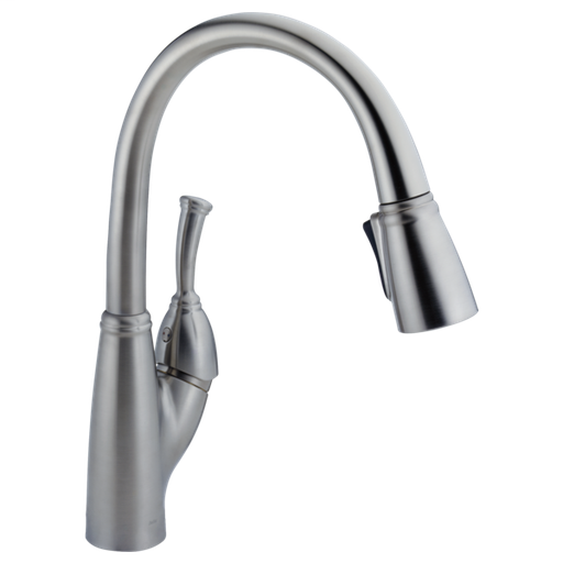 Allora Single Handle Pull-Down Kitchen Faucet - Arctic Stainless