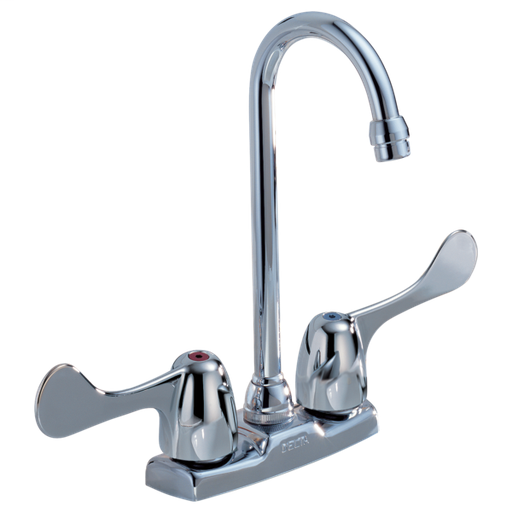 Commercial Two Handle Blade Bar / Prep Faucet - Chrome