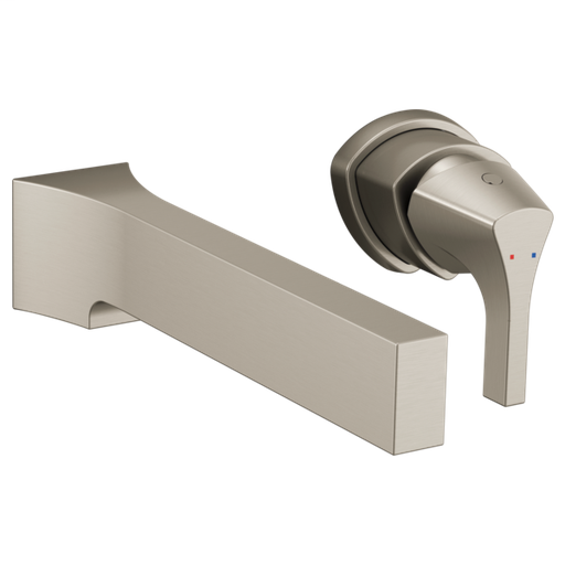 Zura Single Handle Wall Mount Bathroom Faucet Trim - Stainless