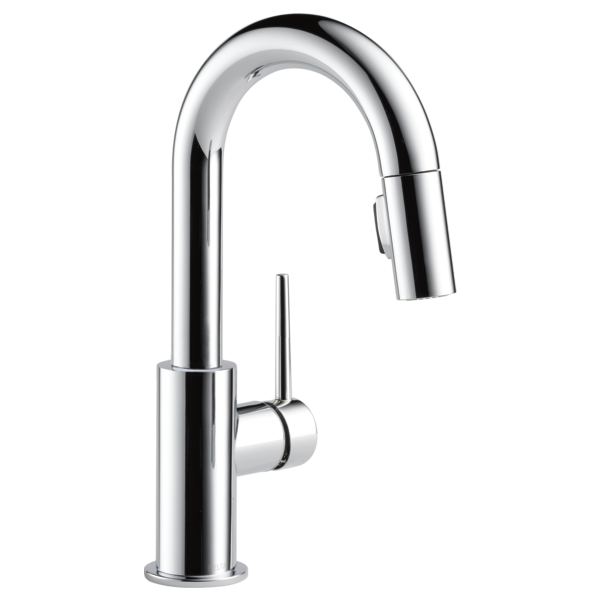 Trinsic Single Handle Pull-Down Bar / Prep Faucet - Chrome