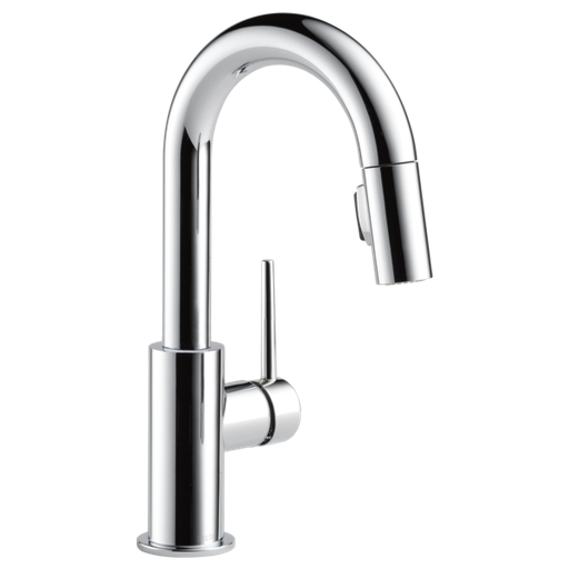 Trinsic Single Handle Pull-Down Bar / Prep Faucet - Chrome