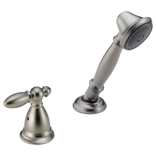 Victorian Hand Shower w/ Transfer Valve - Roman Tub - Less Handle - Stainless