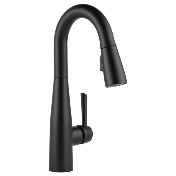 Essa Single Handle Pull-Down Bar / Prep Faucet - Matte Black