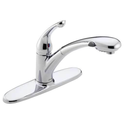 Signature Single Handle Pull-Out Water-Efficient Kitchen Faucet - Chrome
