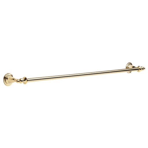 Victorian 30" Towel Bar - Polished Brass