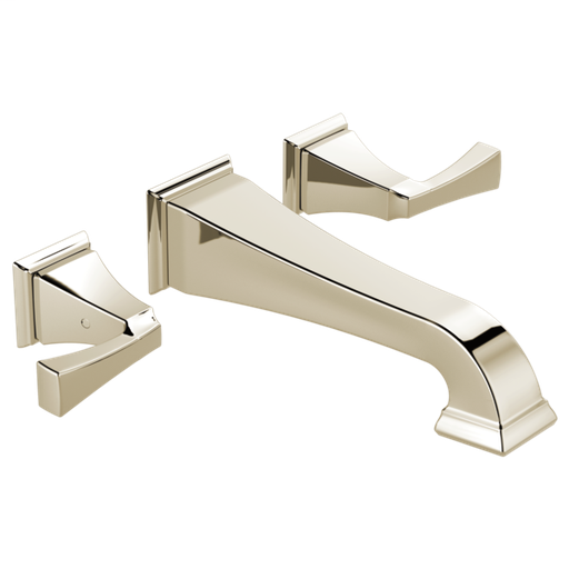 Dryden Two Handle Wall Mount Bathroom Faucet Trim - Polished Nickel