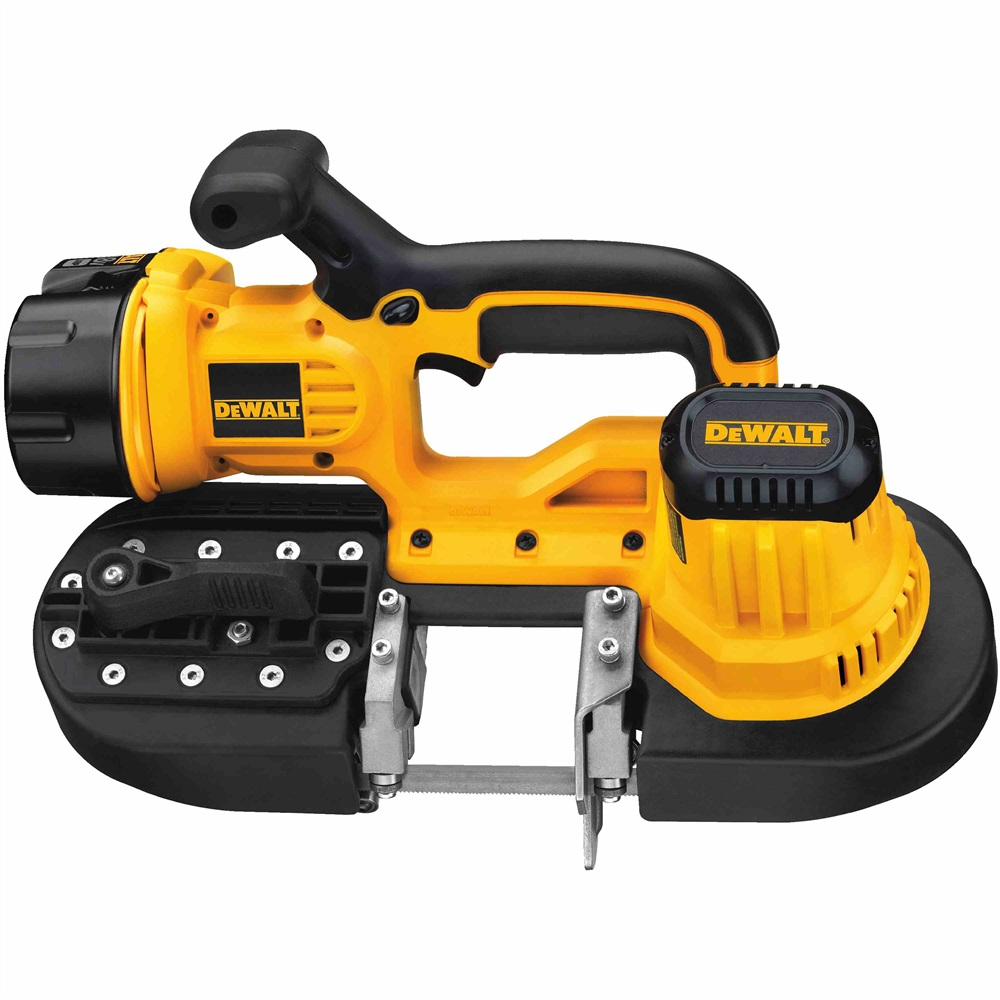 Product image for DEWALT DCS370K 18 Volt XRP Battery 570 FPM 32-7/8 Inch Blade Length Cordless Band Saw