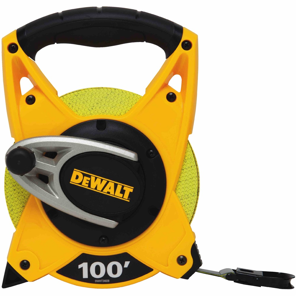 Product image for DeWalt DWHT34028 100 ft Fiberglass Long Tape