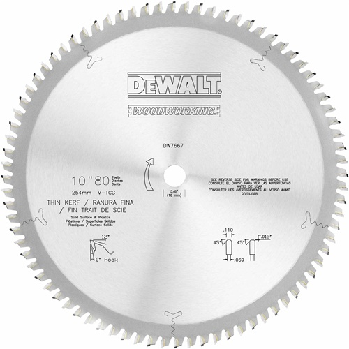 Product image for DIT DW7668 12" 80T Fine SS & Plasti