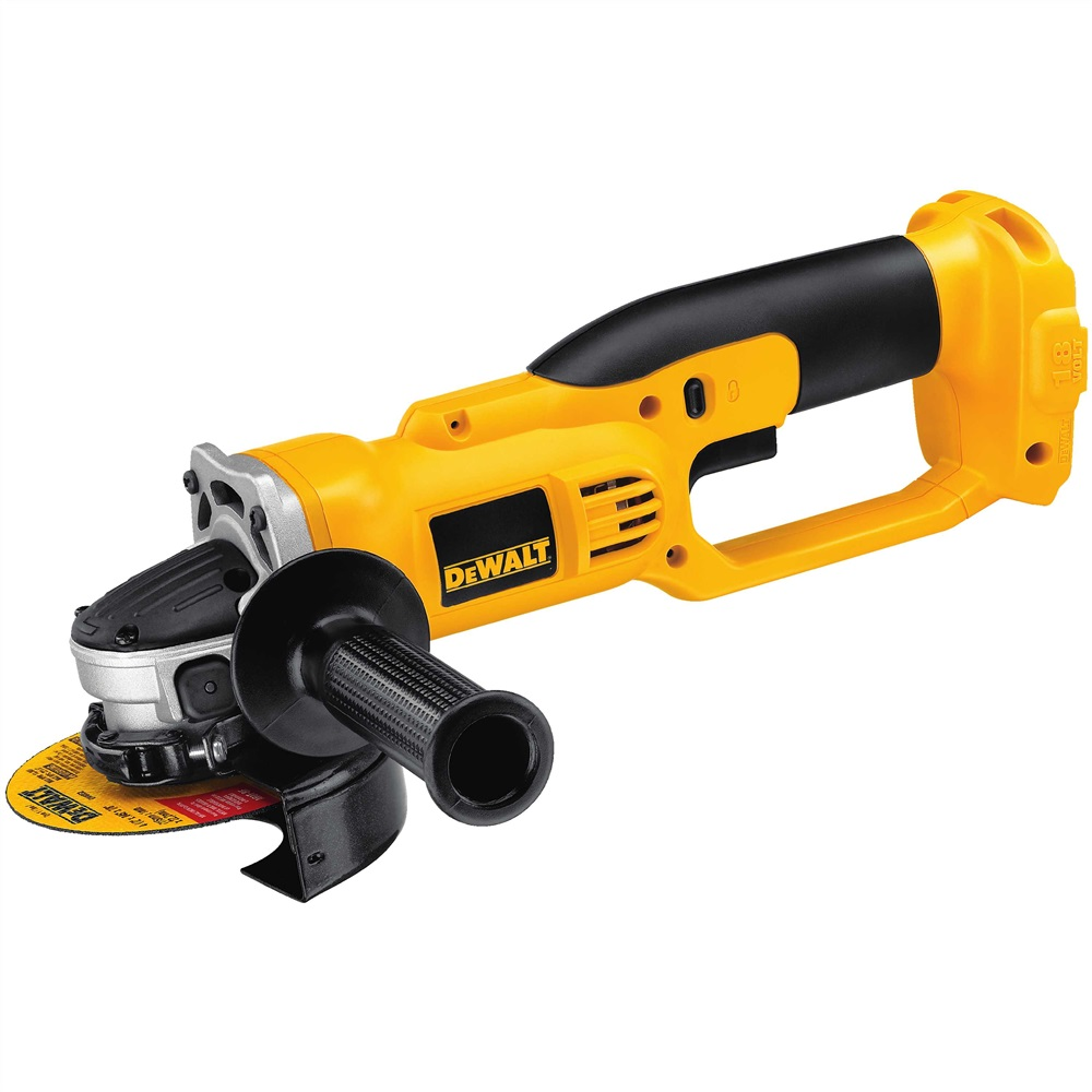 Product image for DEWALT DC411B 18 Volt 4-1/2 Inch (114 mm) Cordless Cut Off Tool