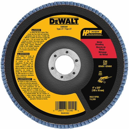 Product image for B&D DW8350 4-1/2 X 7/8IN 24GRIT TYP