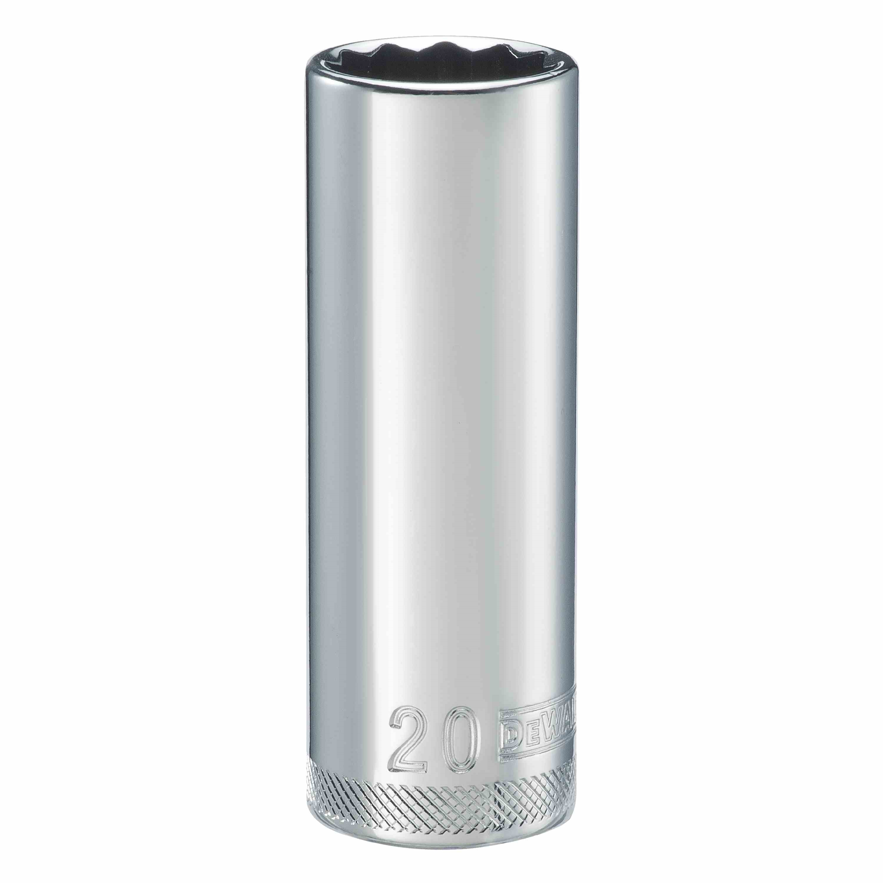 1/2 in Drive 12 pt Deep Socket 20 mm