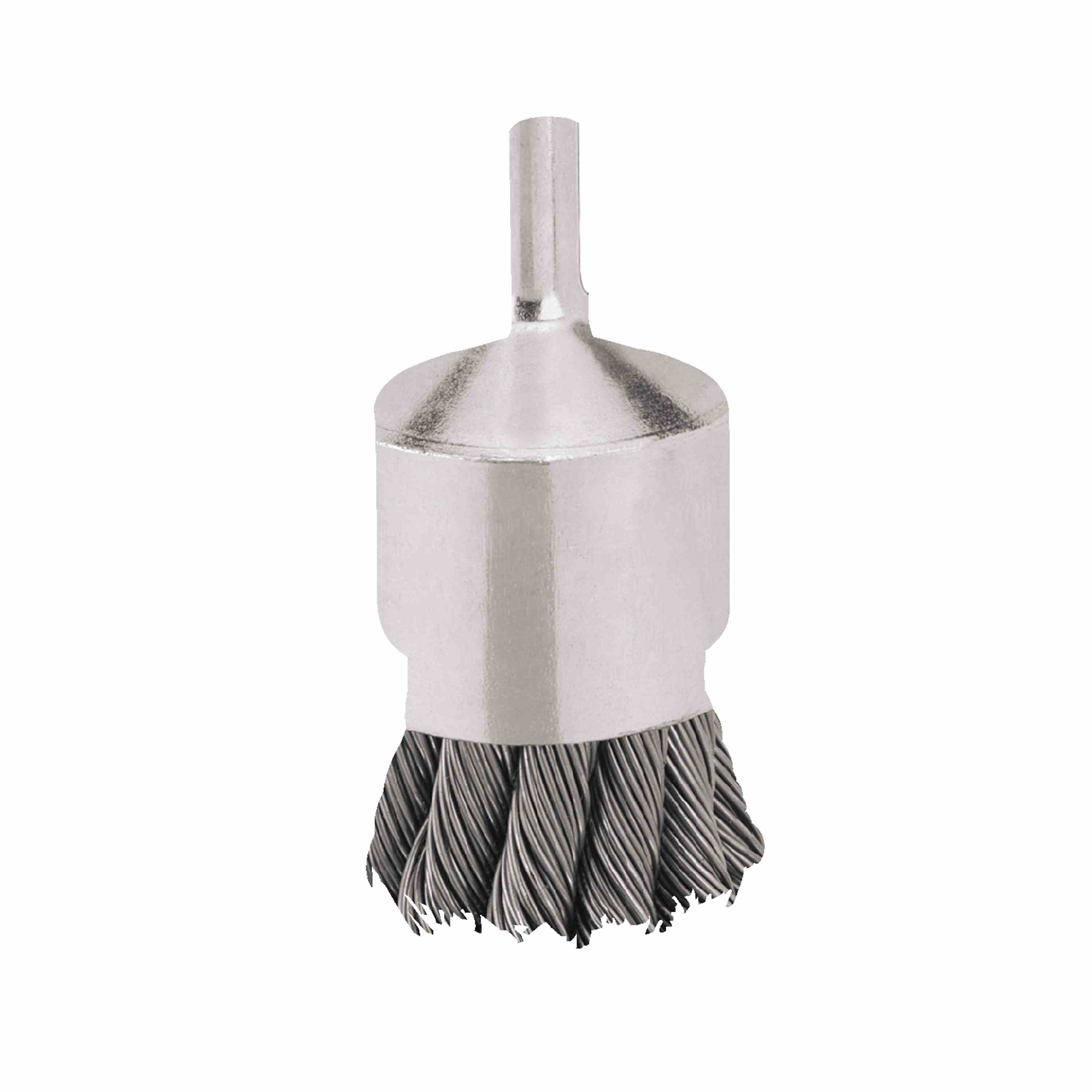 1" x 1/4" XP .020 Stainless Knot Wire End Brush