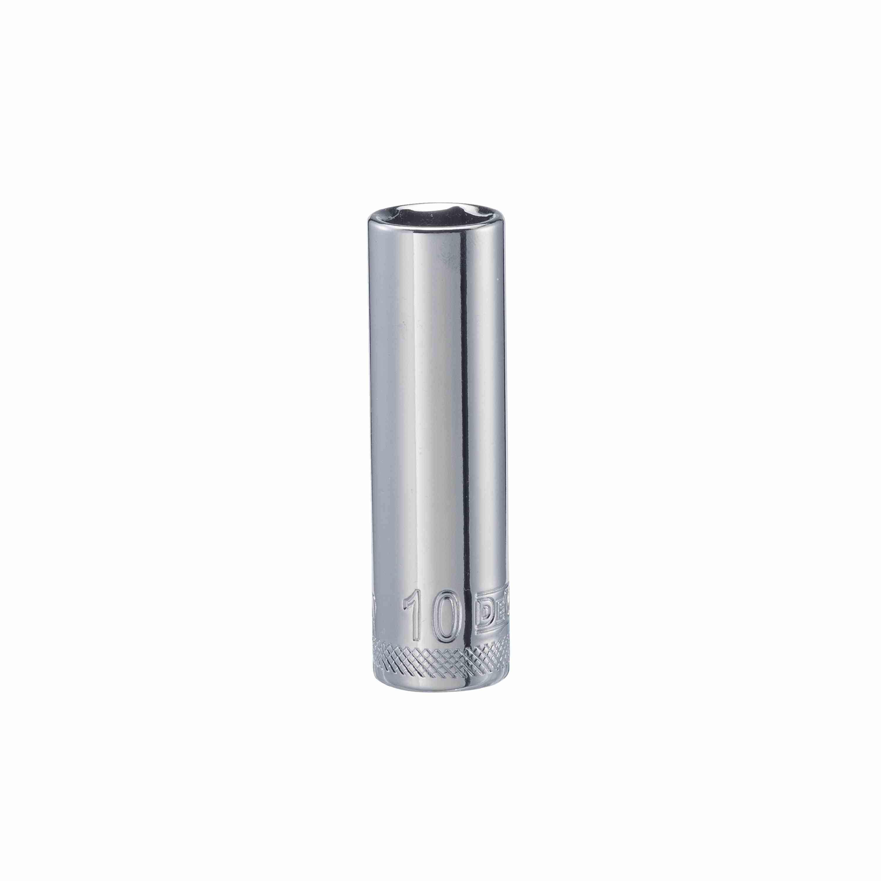 1/4 in Drive 6 pt Deep Socket 10 mm