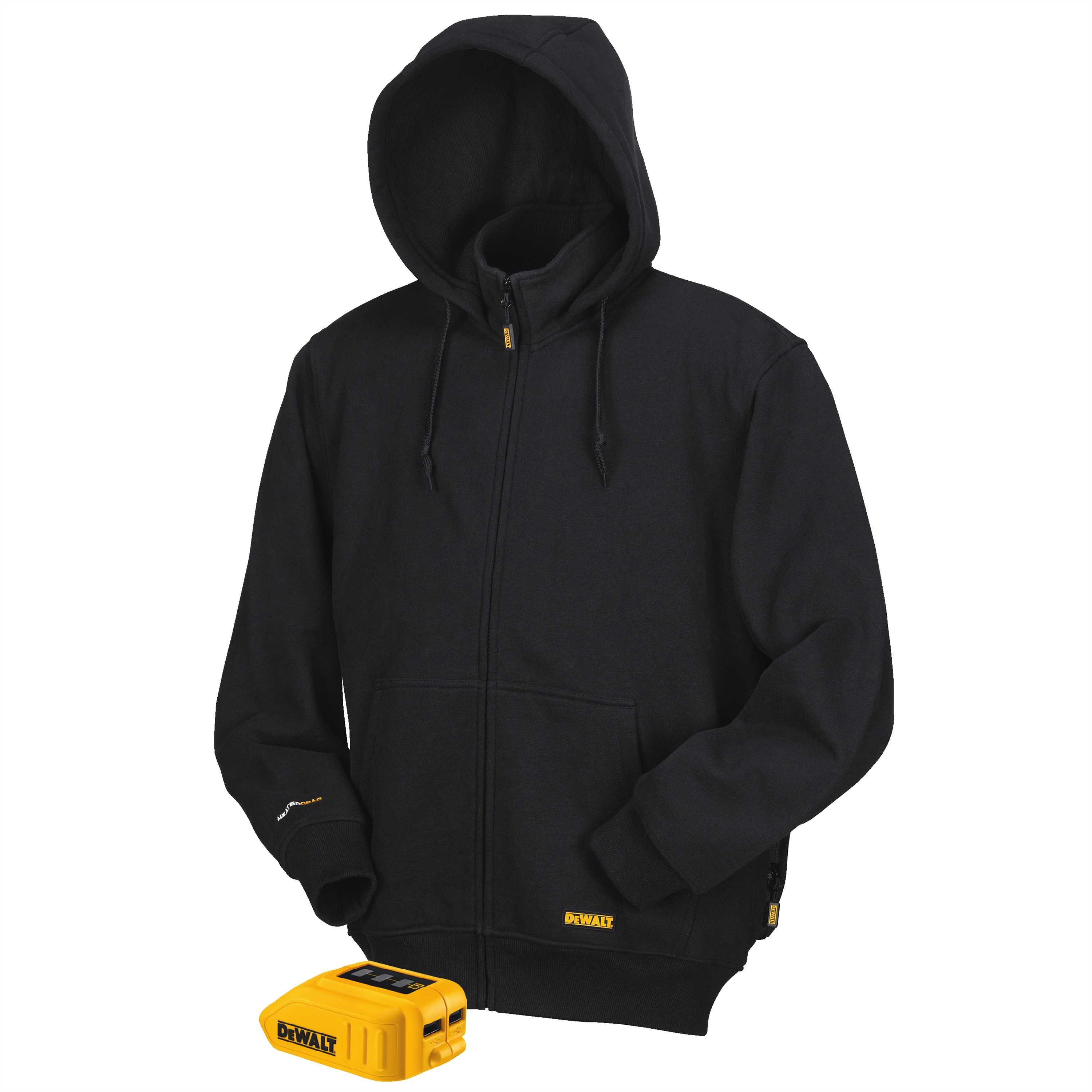 20V/12V MAX* Black Heated Hoodie (Hoodie and Adaptor Only) - XXX-Large
