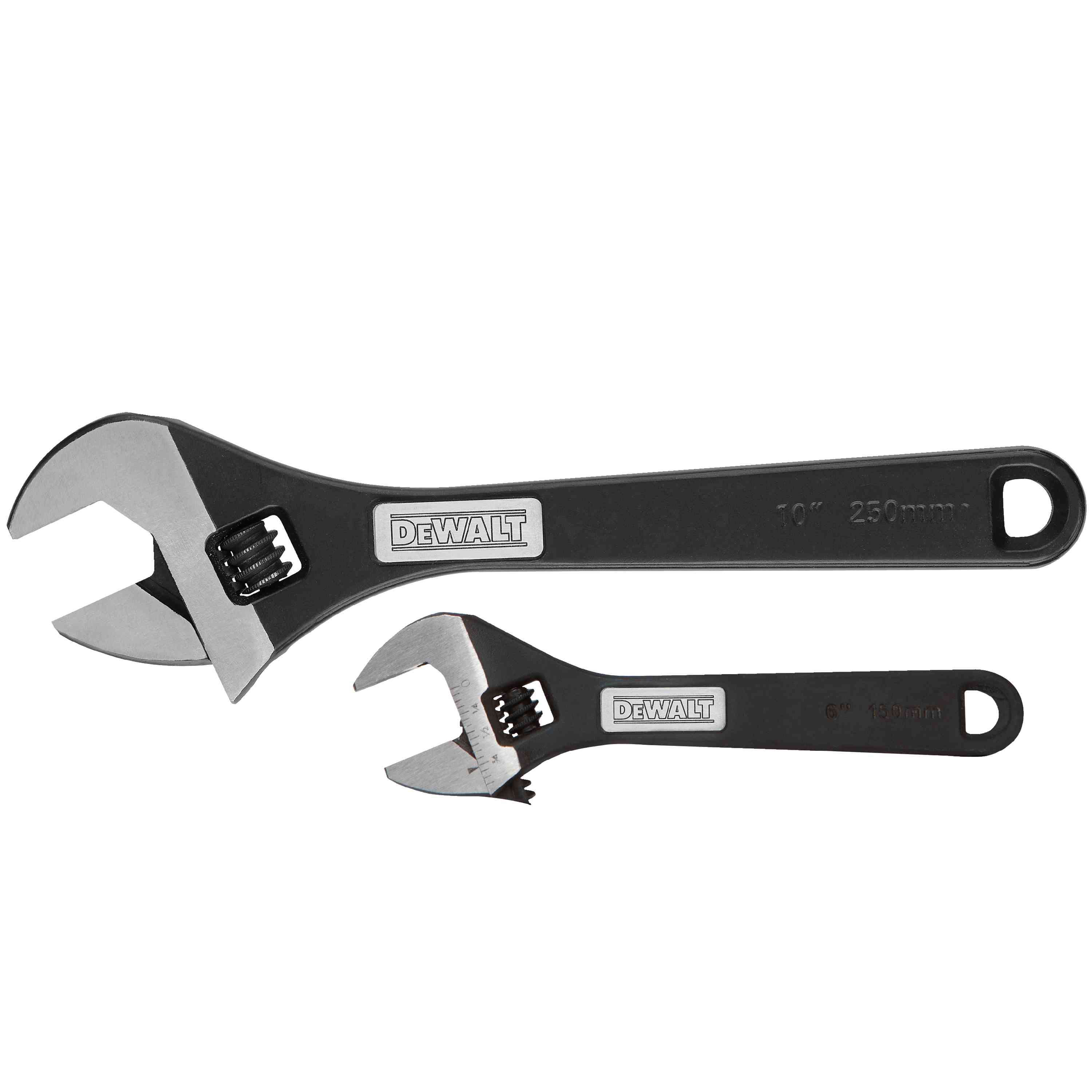 6" and 10" Adjustable Wrench