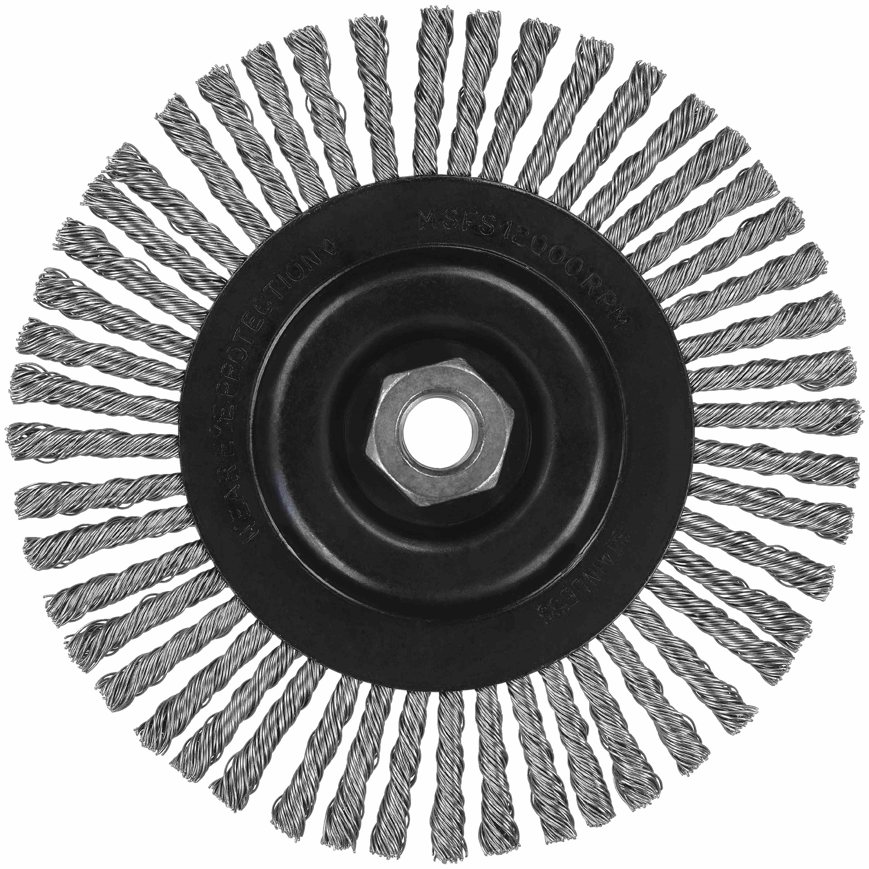 6-1/2" x 5/8"-11 XP .020 Stainless Stringer Wire Wheel
