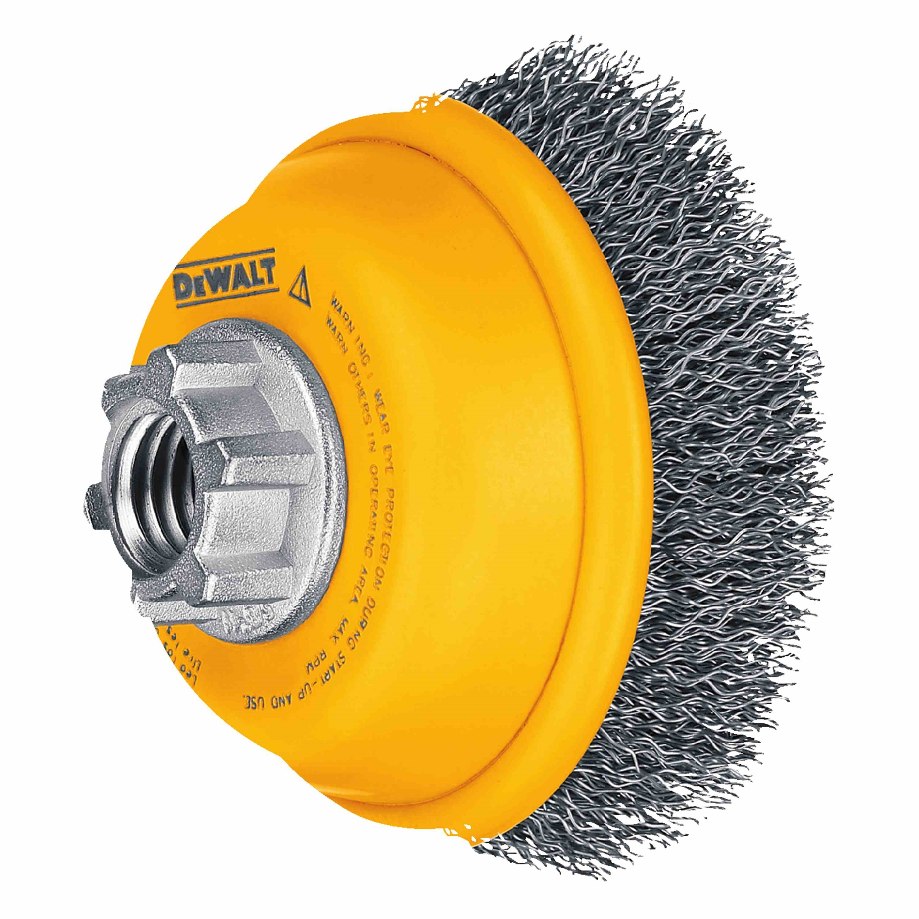 4" x 5/8"-11 HP .014 Carbon Crimp Wire Cup Brush