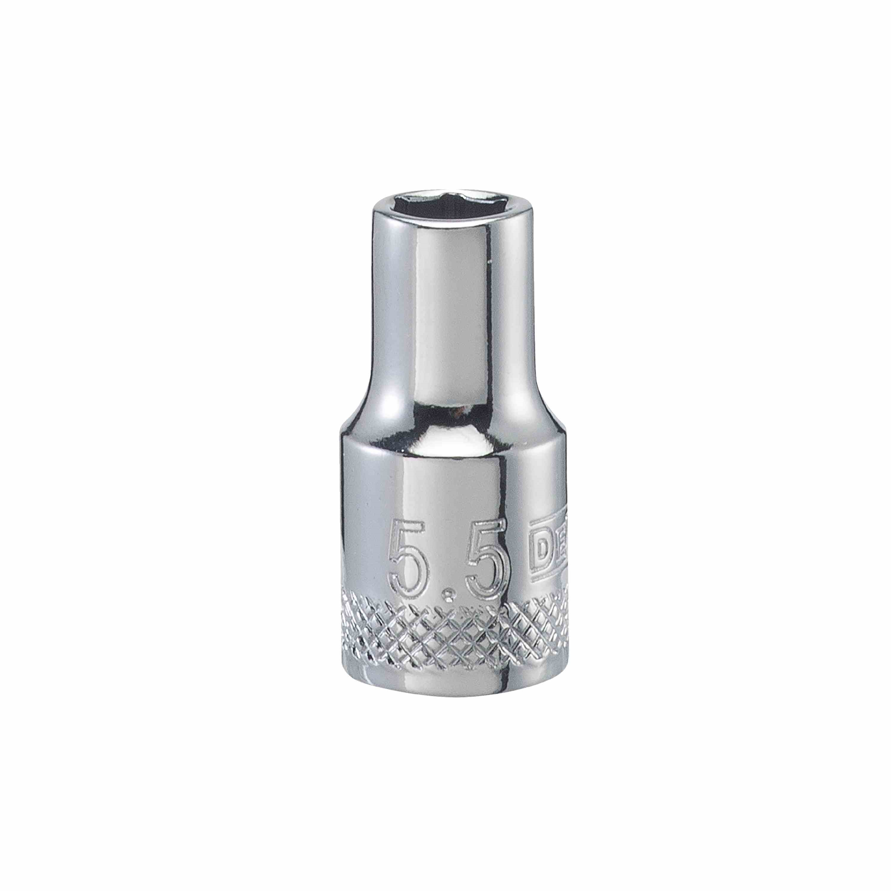1/4 in Drive 6 pt Standard Socket 5.5 mm