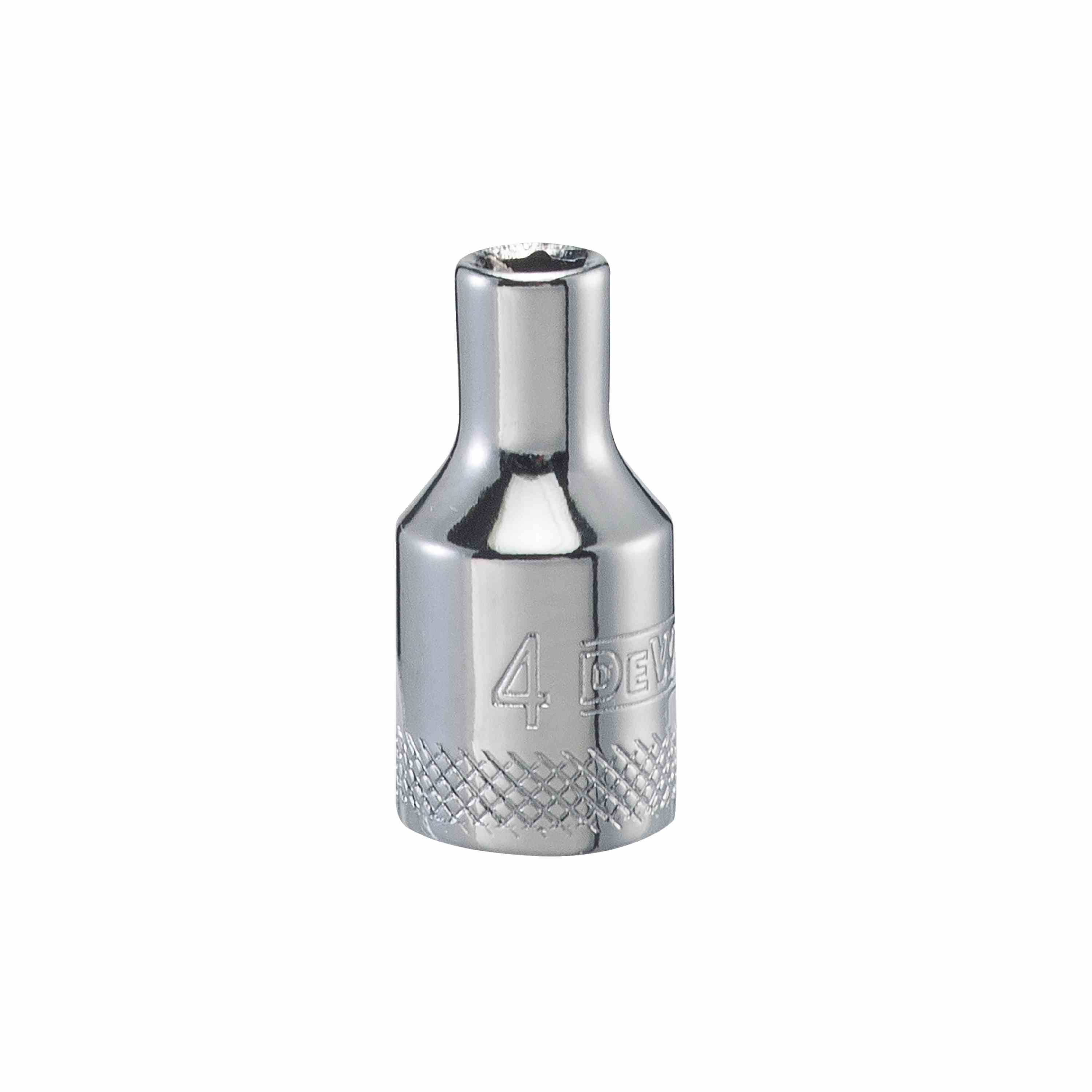 1/4 in Drive 6 pt Standard Socket 4 mm