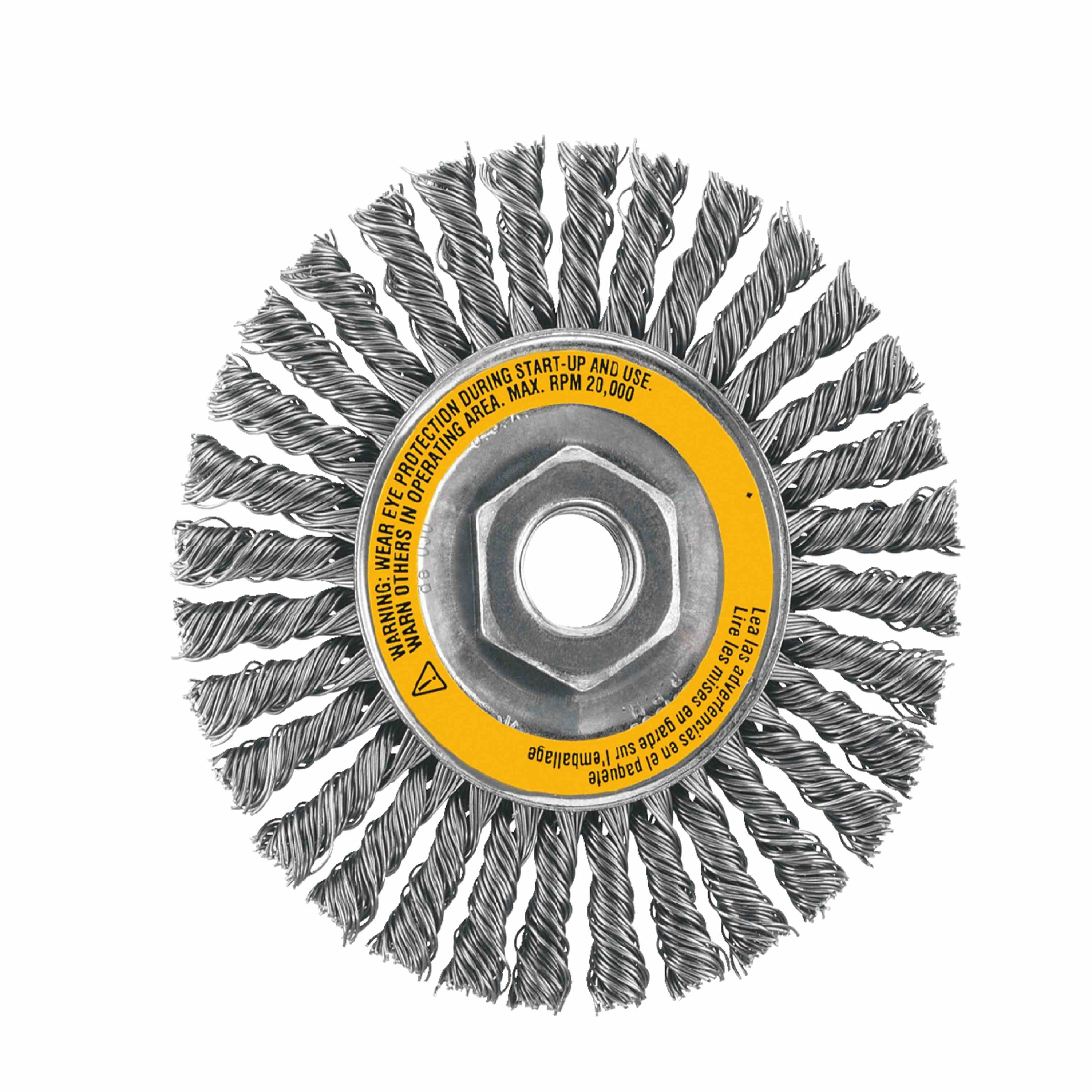 5" x 5/8"-11 XP .020 Carbon Stringer Wire Wheel