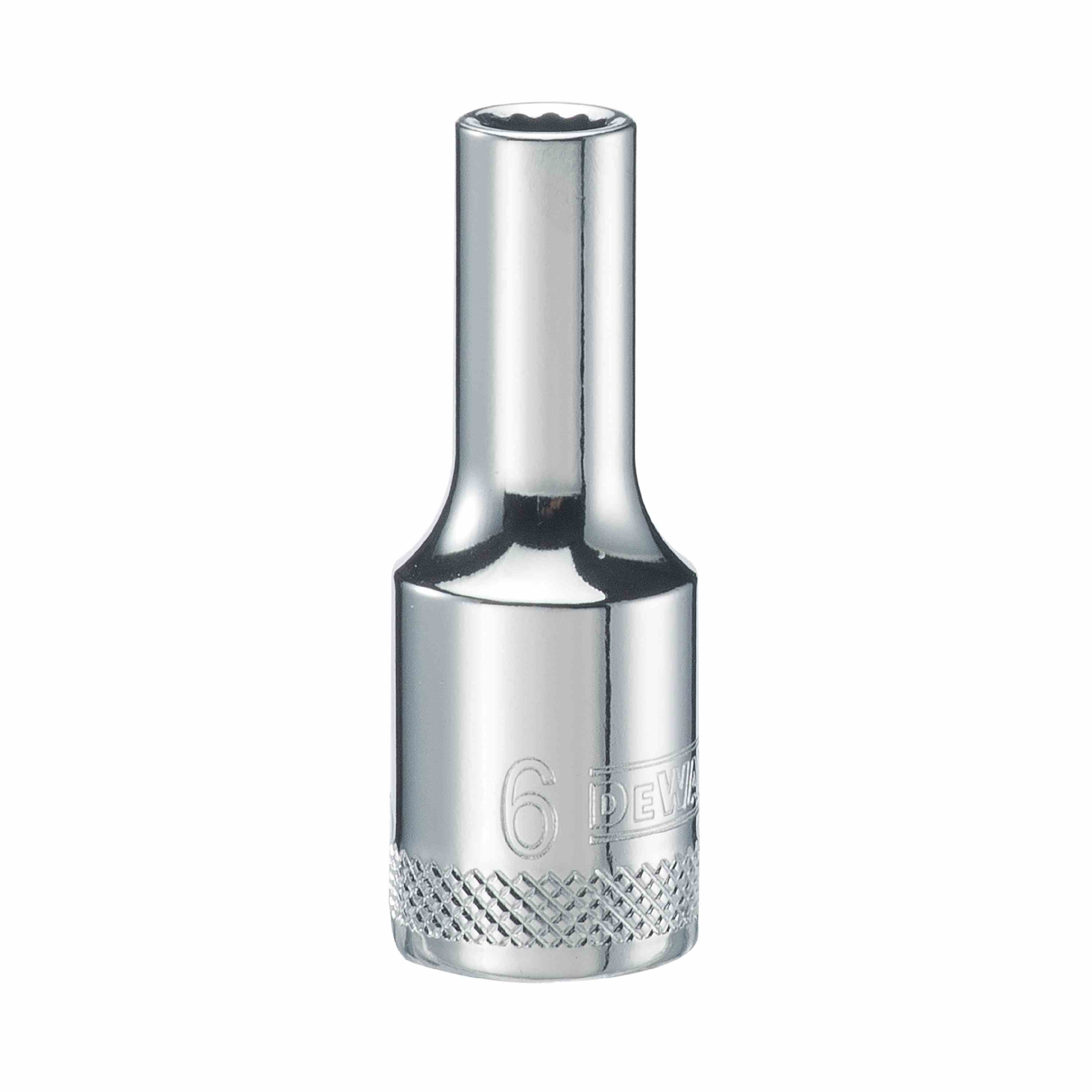 3/8 in Drive 12 pt Deep Socket 6 mm