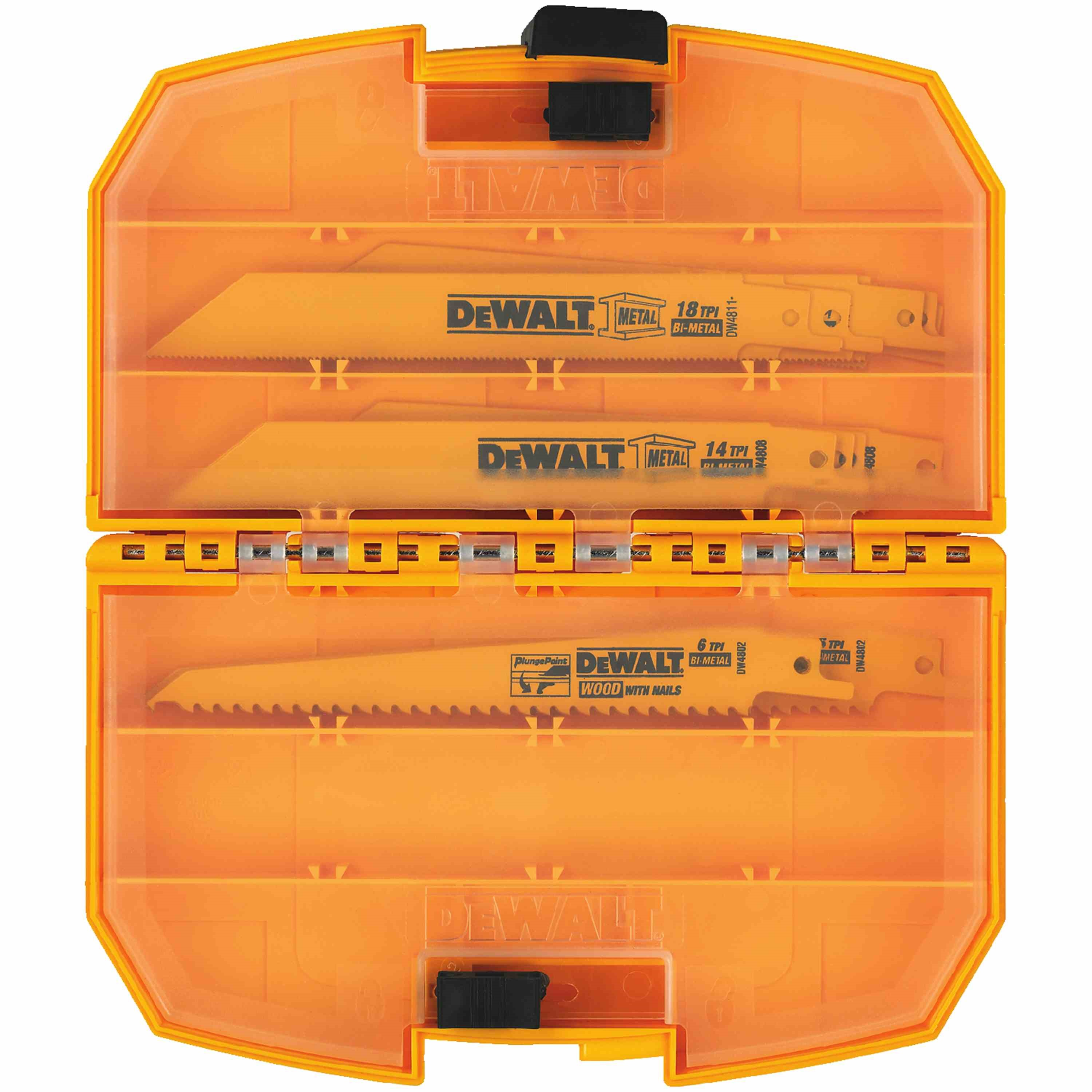 15 Piece Bi-Metal Reciprocating Saw Blade Set with tough case