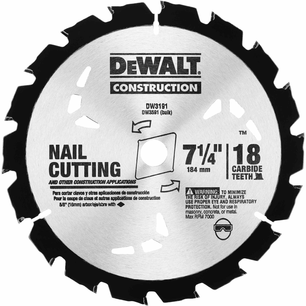 B&D DW3191 7-1/4IN 18TEETH SERIES 2 B&D DW3191 7-1/4IN 18TEETH SERIES 2