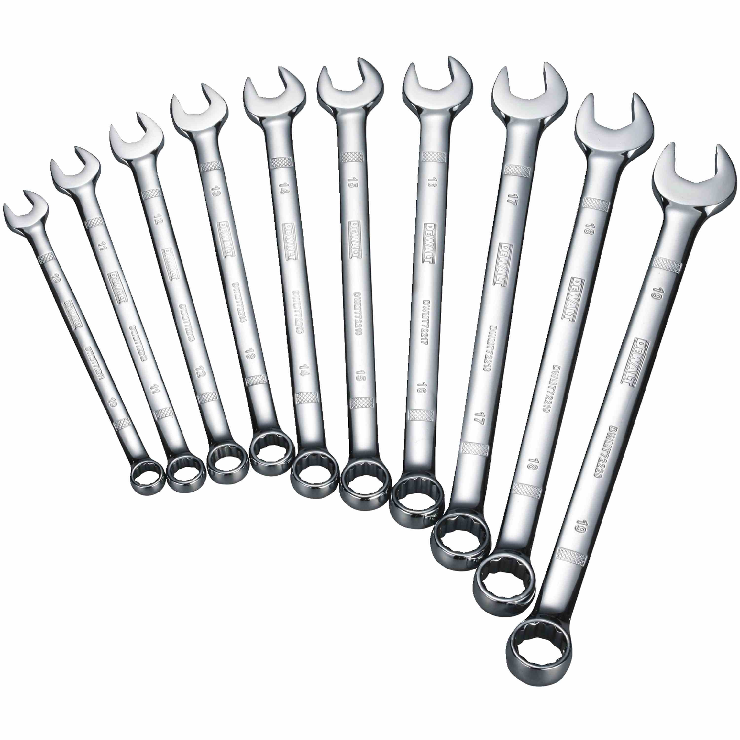 10 Piece Combination Metric Wrench Set