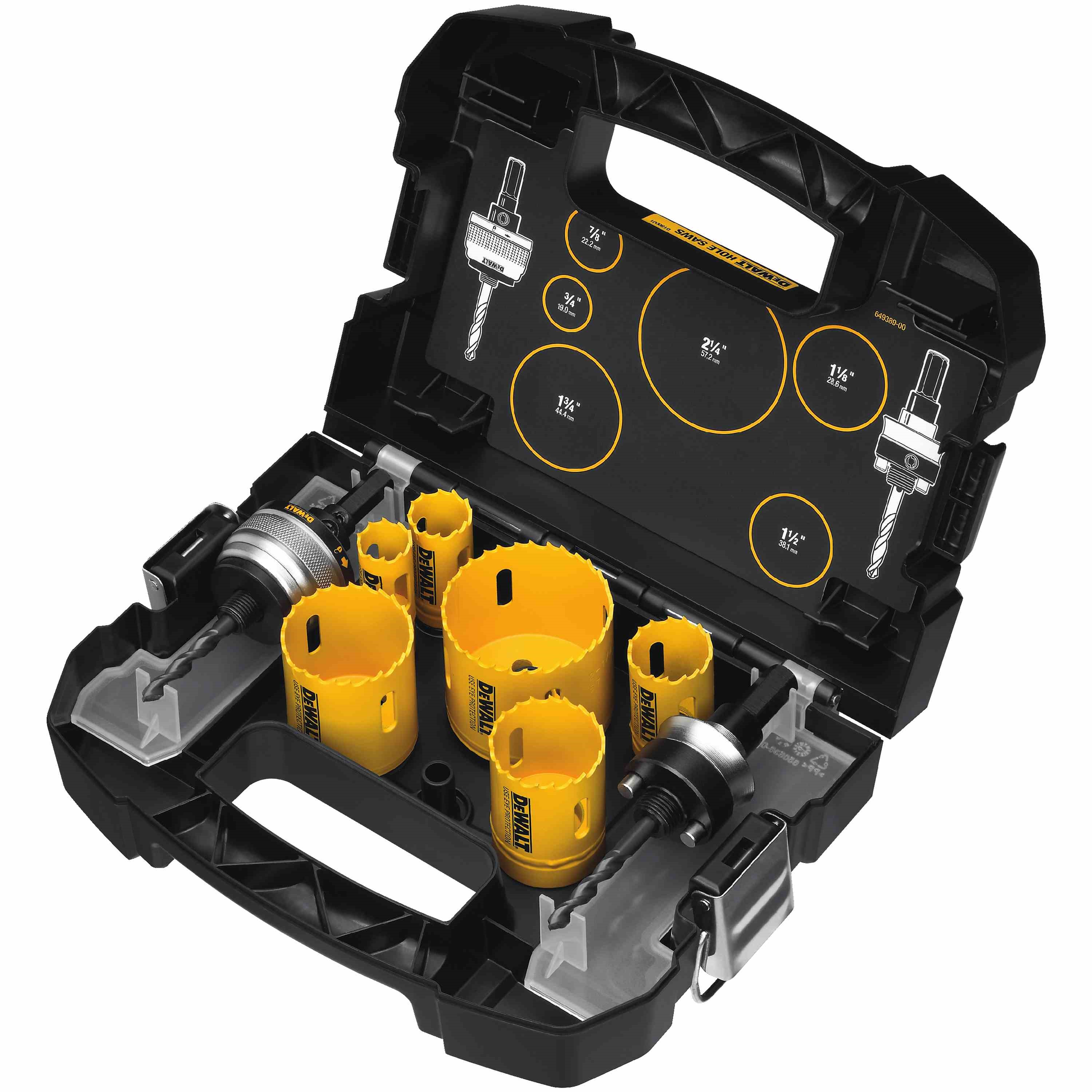 9 Pc. Plumber's Hole Saw Kit