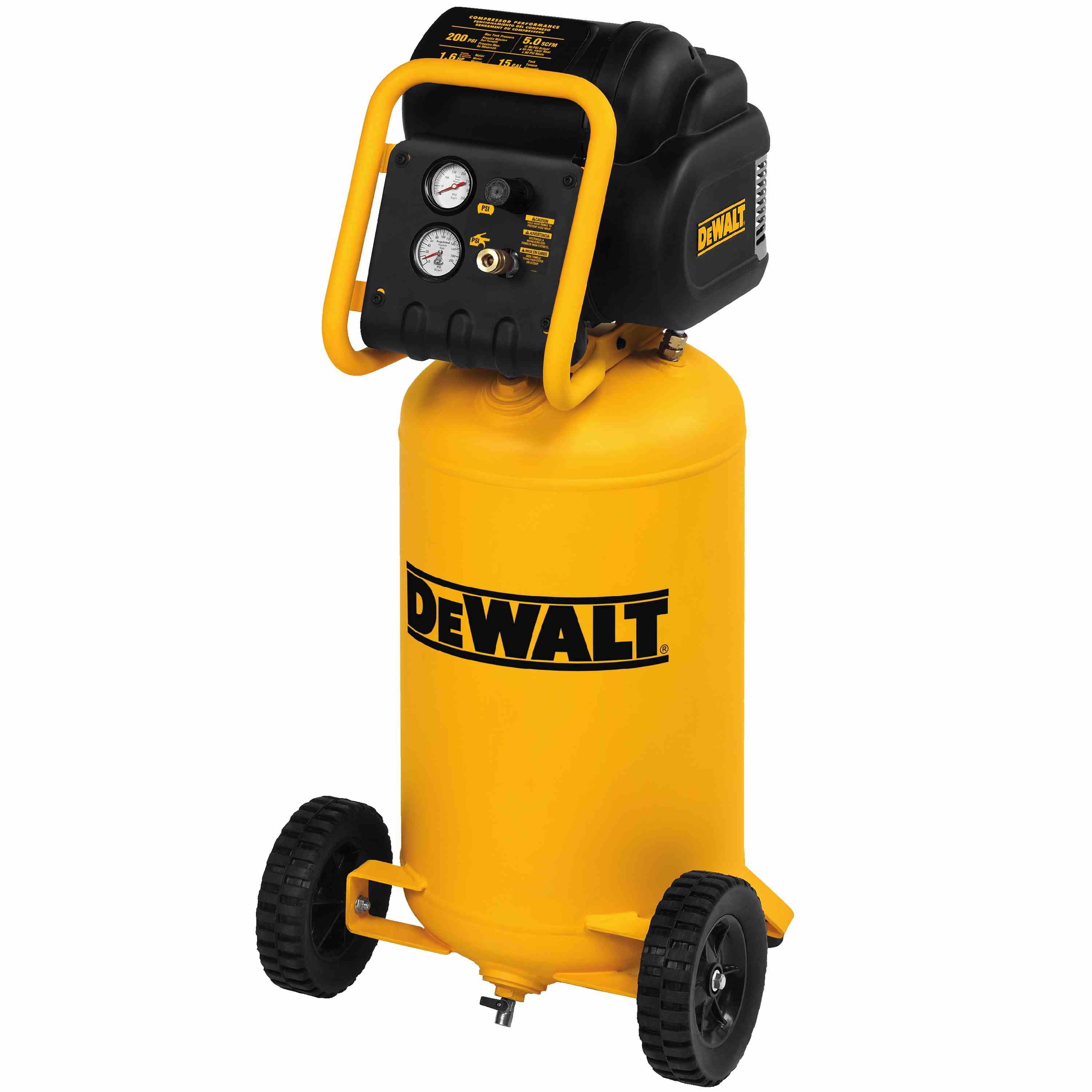 1.6 HP Continuous, 200 PSI, 15 Gallon Workshop Compressor